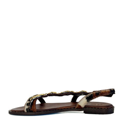 Sandalo basso KOTRIS 3119 - Cow Choco