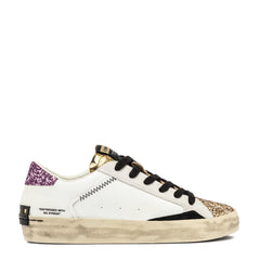 Sneaker CRIME LONDON DISTRESSED 25006 - Bianco/Oro