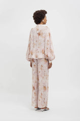 Blusa plissettata WEILI ZHENG S26SL14 - Pink Sand