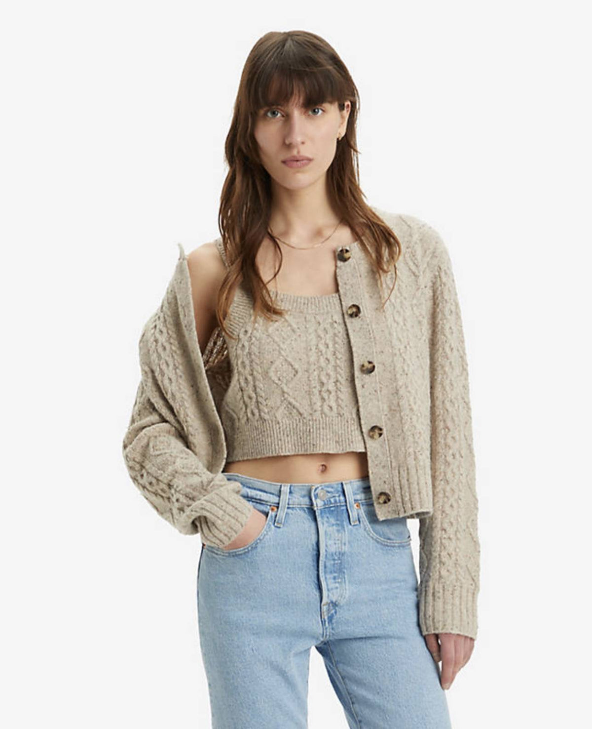 Cardigan Primrose LEVI'S A8920-0004 - Vanilla