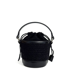 Secchiello SAINT BARTH MILA TWEED - Nero 00276I