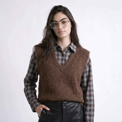 Pull smanicato ARTLOVE MARIA - Brown