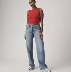 Jeans Low Loose LEVI'S A5566-0063 Good Grades Tencel - Blu