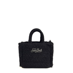 Borsa a mano SAINT BARTH VANITY MINI TWEED - Nero 00207I