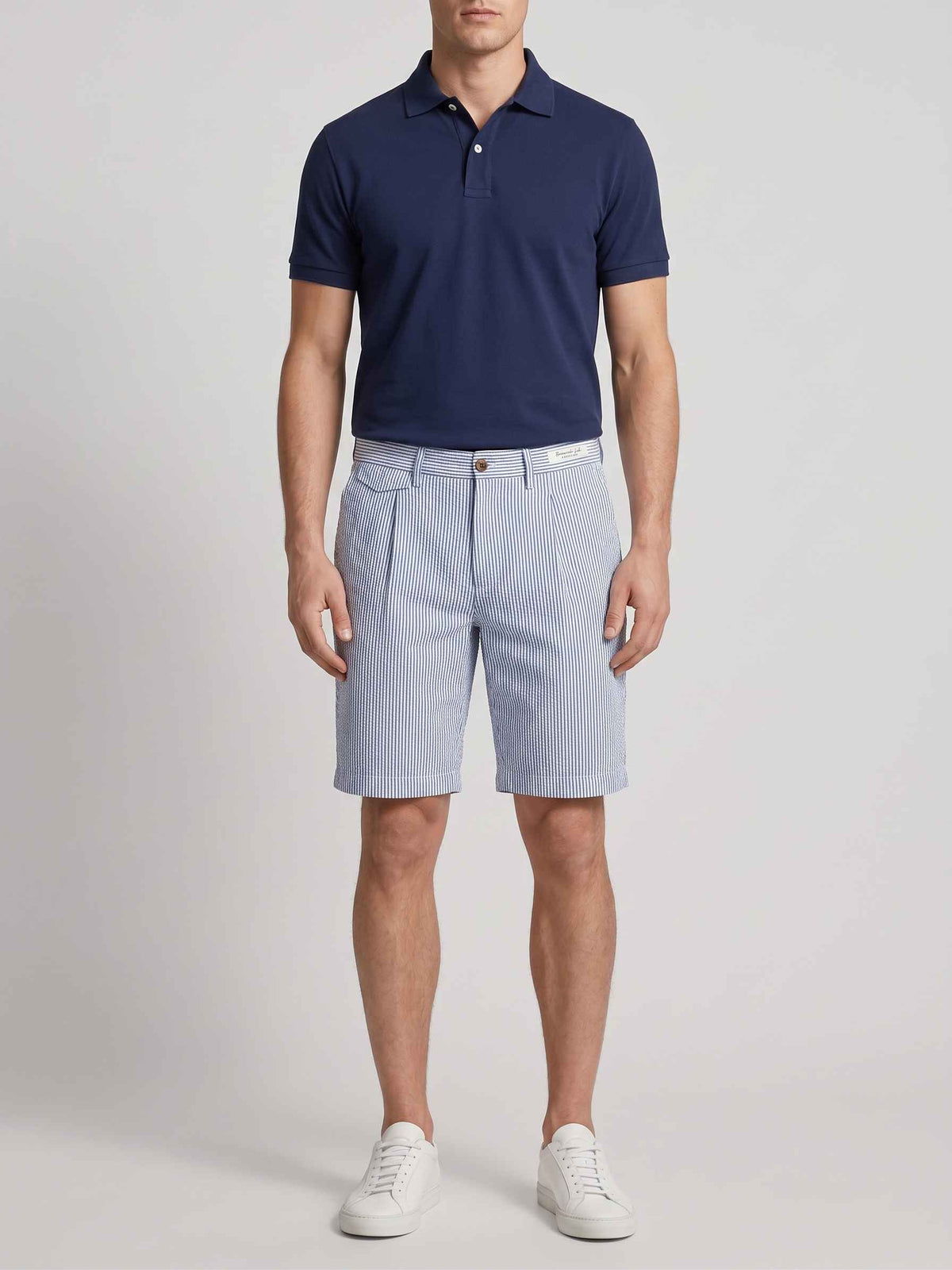 Bermuda PERFECTION 26P715 153 137 - Righe Bianco/Blu