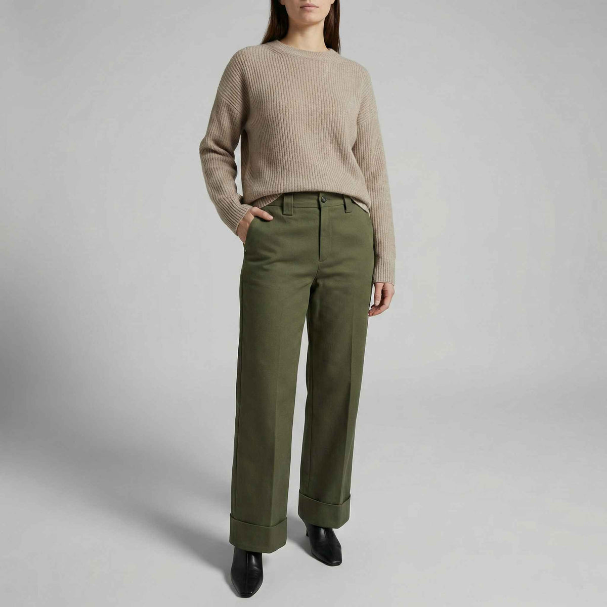 Pantalone lungo WHITE SAND 25WSD07 300/20 - Verde Militare