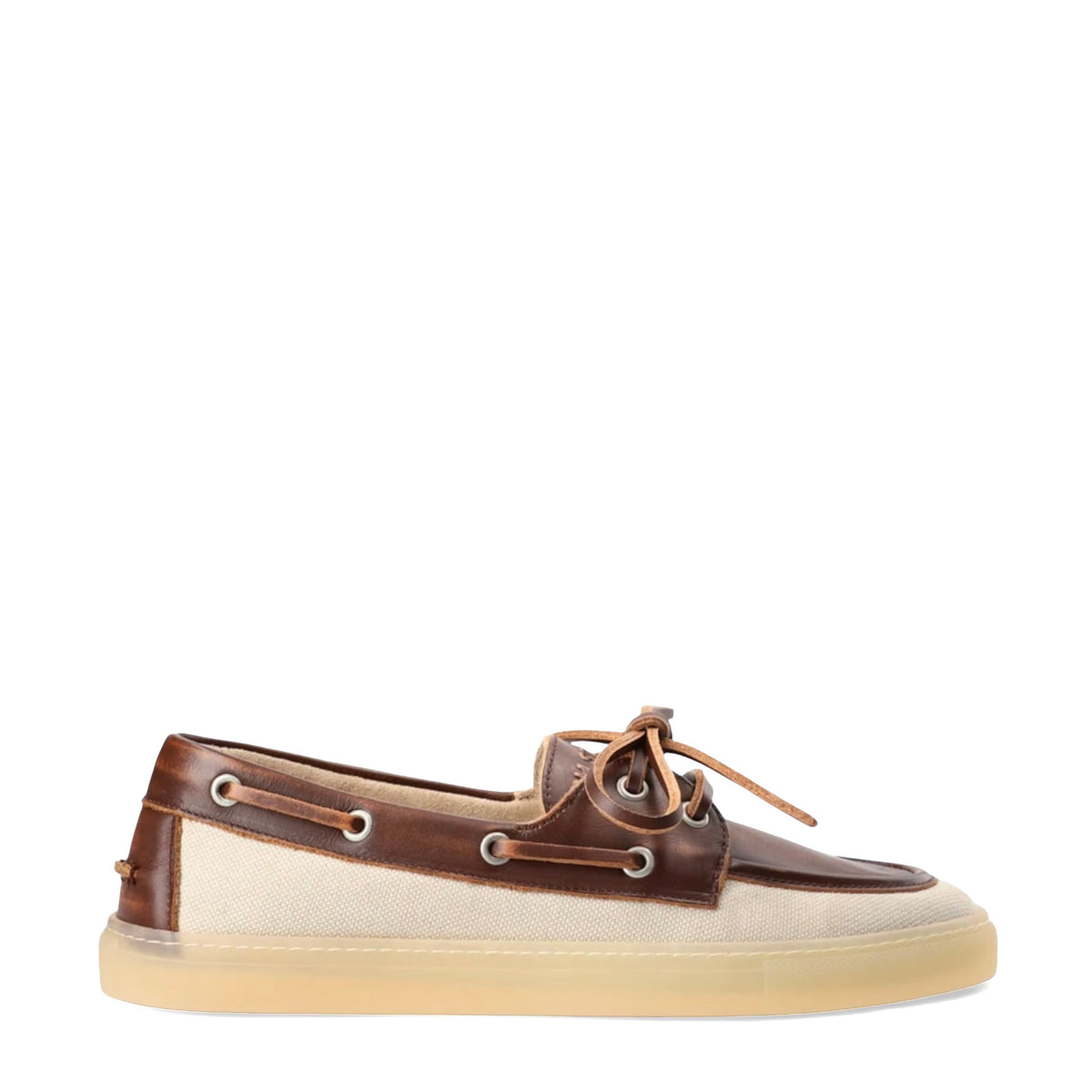 Mocassino COPENHAGEN CPH160 Material Mix - Brown/Cream