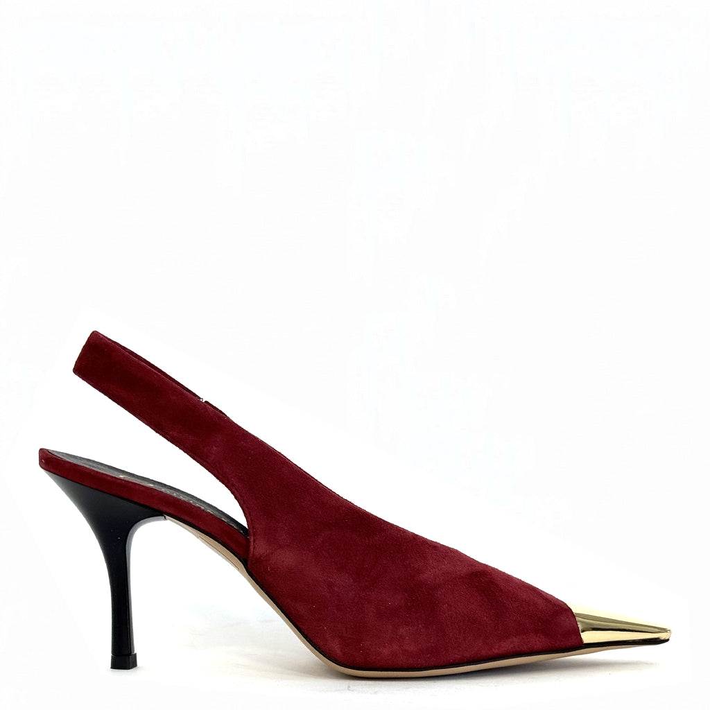 Décolleté DIVINE FOLLIE POL04 - Camoscio Bordeaux