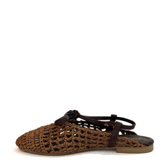 Ballerina SHADDY 251376 rafia - Brown/Maun