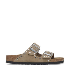 Ciabatta BIRKENSTOCK Arizona Suede Rivet 1029390 - Taupe