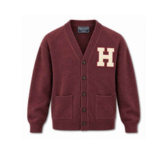 Cardigan lana CHESAPEAKE'S Harvard - Burgundy