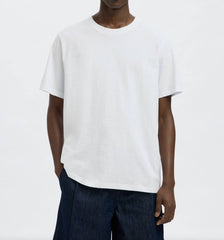 T-shirt SELECTED O Neck 16092508 - Bright White