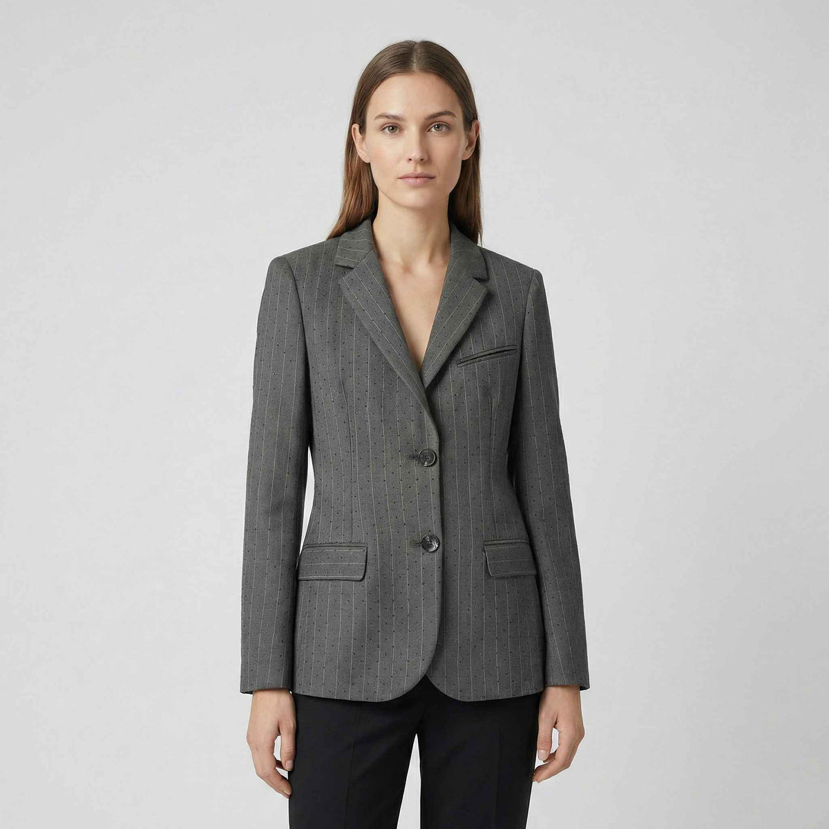 Giacca monopetto GAELLE PARIS GAACW06740 - Grigio ferro