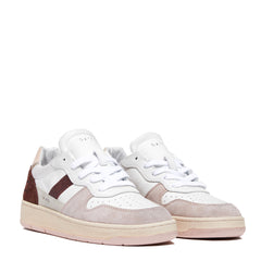 Sneaker  D.A.T.E. COURT 2.0 VINTAGE CALF WHITE/PINK