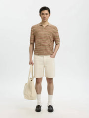 T-shirt in maglia SELECTED 16100068 - Deep Lichen Green Multi color