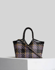 Borsa VIPERA MONET MADRAS - Grey/Choco/Curry