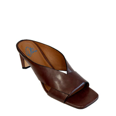 Sandalo con tacco MISS OLIVIA LINDA - Coffee