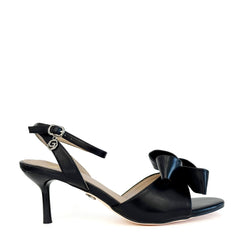Sandalo con tacco GOLD&GOLD FG02 - Nero