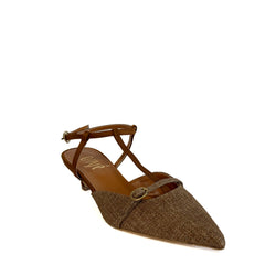 Décolleté OVYE' IRB39 Lino - Marrone