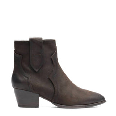 Texano ASH FLARE - Suede Testa di moro