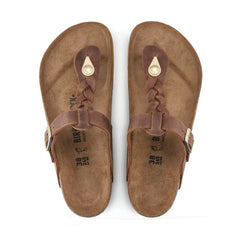 Ciabatta BIRKENSTOCK Gizeh Braided 1021355 - Cognac