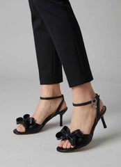 Sandalo con tacco GOLD&GOLD FG02 - Nero