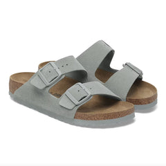 Ciabatta Birkenstock Arizona suede 1029215 - Pure Sage