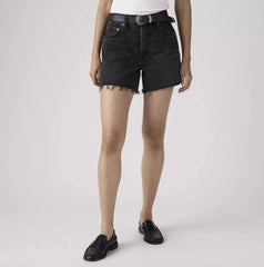 Short LEVI'S Ribcage 005DS-0005 Shrink Up - Nero