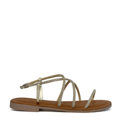 Sandalo basso DONNA TOSCANA LIDO684 - Platino
