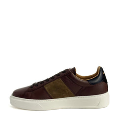 Sneaker WOOLRICH Classic Court Camoscio - Marrone/Taupe