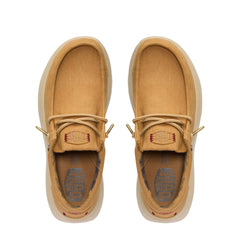 Sneaker HEY DUDE Wally COMF Worn Twill 45113 - Bone Brown/Olive Grey