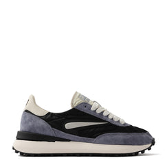 Sneaker D.A.T.E. ATHLETA NYLON - Black/Cream
