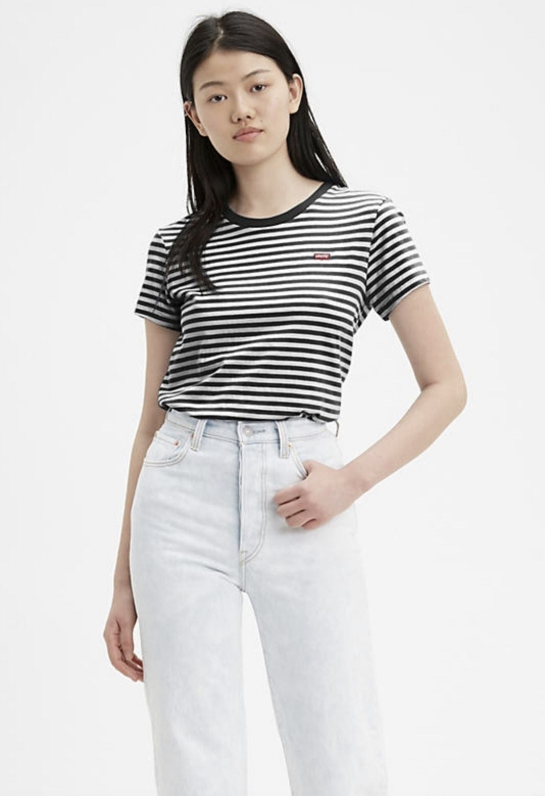 T-shirt Perfect Tee LEVI'S Raita Stripe Caviar  39185-0087