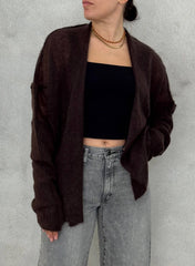 Cardigan Voile KNITEREE KNW2511CA - Coffee