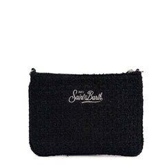 Pochette SAINT BARTH PARISIENNE TWEED - Nero 00207I