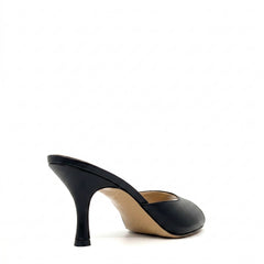 Ciabattina con tacco DIVINE FOLLIE P0700 - Nero