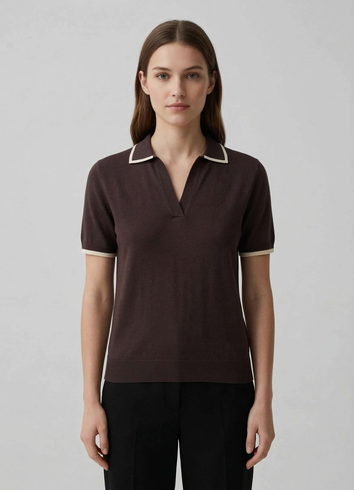 Polo SAINT BARTH EVONNE 00252L - Marrone