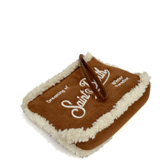 Pochette SAINT BARTH ALINE SHEARLING - Nocciola 03504I