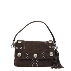 Borsa a spalla LA CARRIE ETHNIC STEPHY 152P-BA-140-SUE - Suede Green