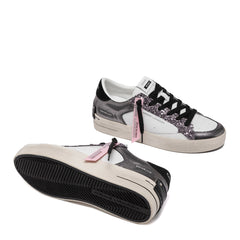 Sneaker CRIME LONDON SK8 DELUXE 21107 - Bianco/Rosa