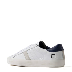 Sneaker  D.A.T.E. HILL LOW CALF - White-Blue