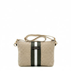 Big Pochette MANIKOMIO 2 PROJECT COTTON STRIPE - Military