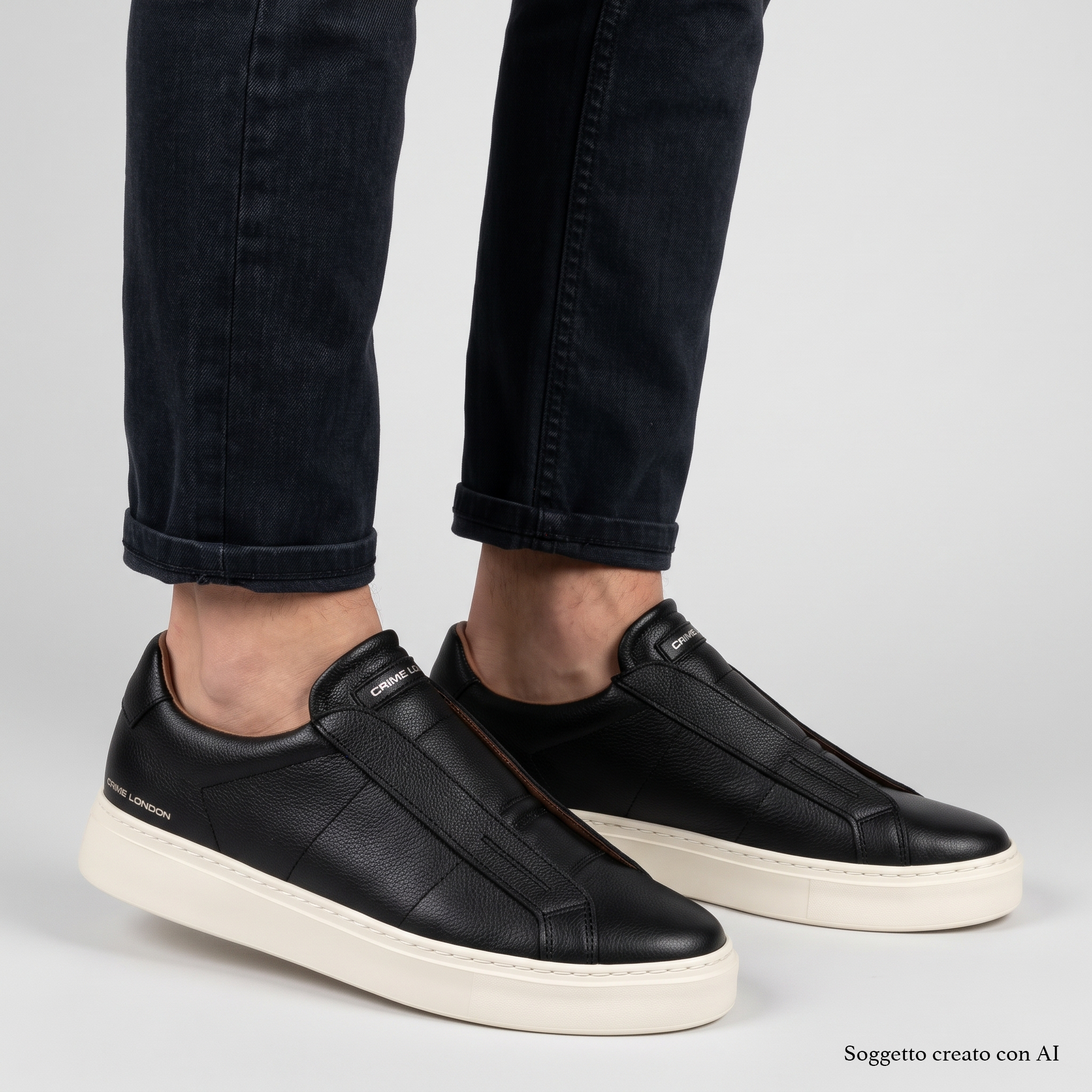 Sneaker CRIME LONDON 10932AA9 SUPERLIGHT SLIP-ON - Black