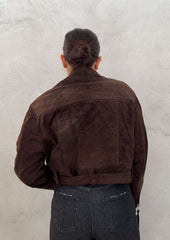 Chiodo BULLY 8736 Suede Leather - Fondente