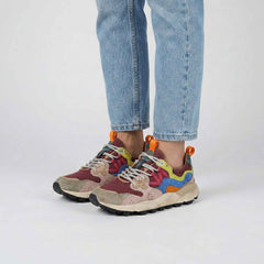 Sneaker FLOWER MOUNTAIN YAMANO 3 W - Light Taupe/Brown/Azure