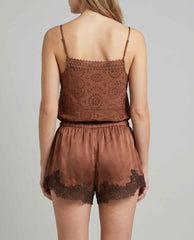 Short SAINT BARTH KAMMY 08995L - Silk Lace Marrone
