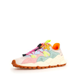 Sneaker FLOWER MOUNTAIN TIGER HILL W - White/Pink/Celeste