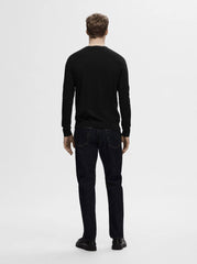 Pullover in maglia SELECTED 16074682 - Black