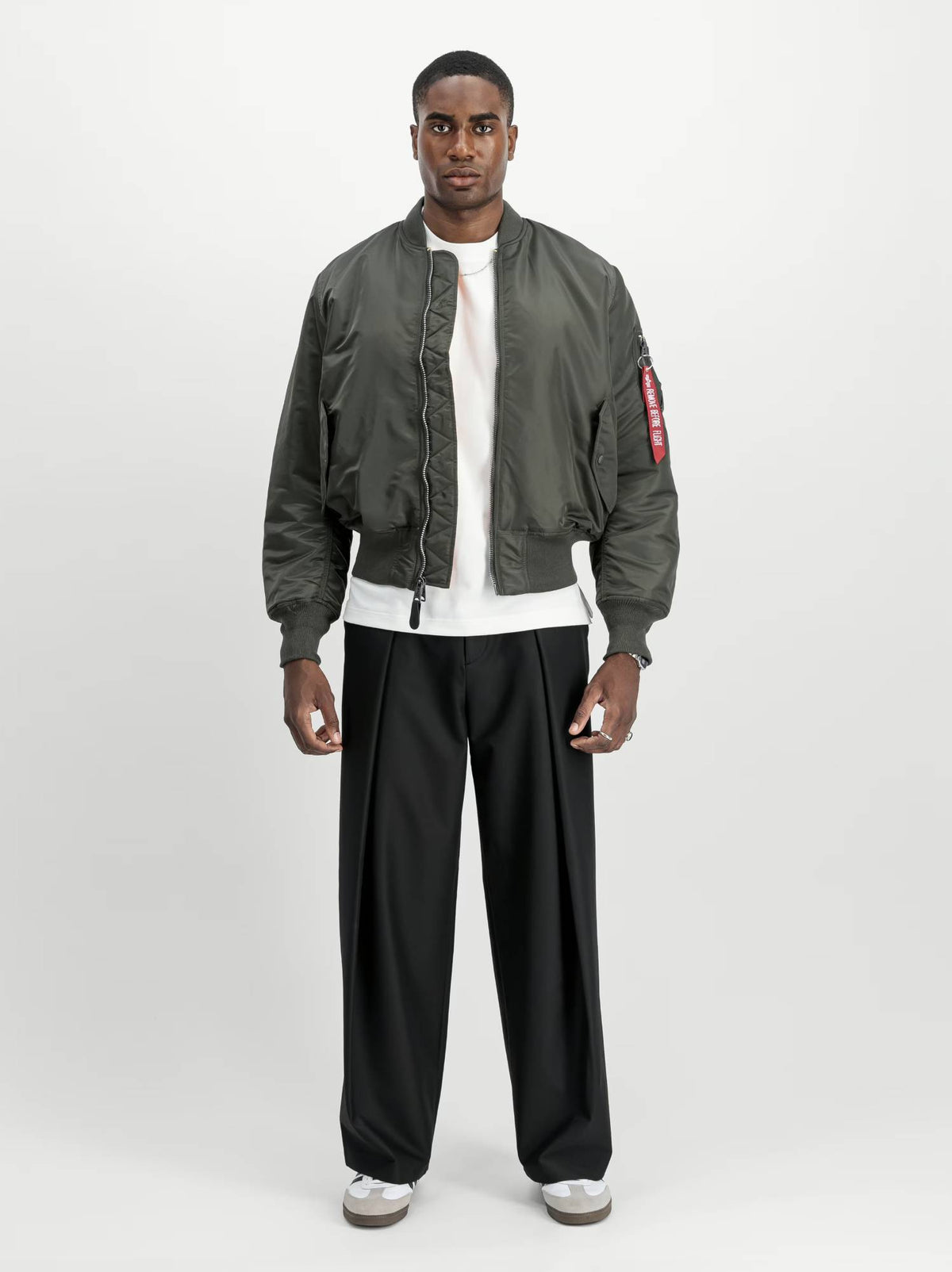 Giubbotto Unisex ALPHA INDUSTRIES MA-1 Heritage Bomber - Rep-Grey