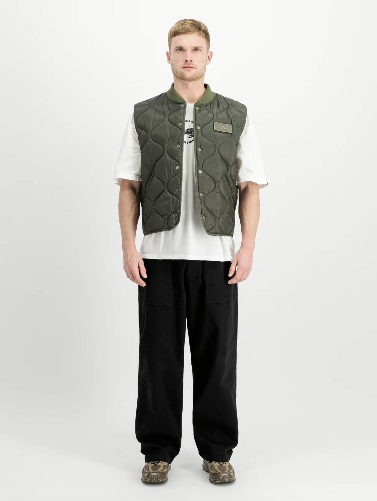 Smanicato ALPHA INDUSTRIES Q-1 - Dark Olive